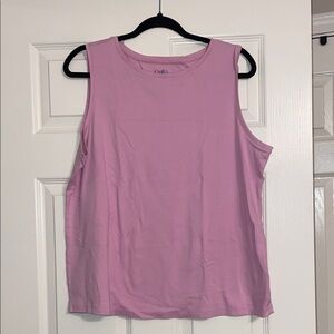croft & barrow Lavender-Pink Sleeveless Tank